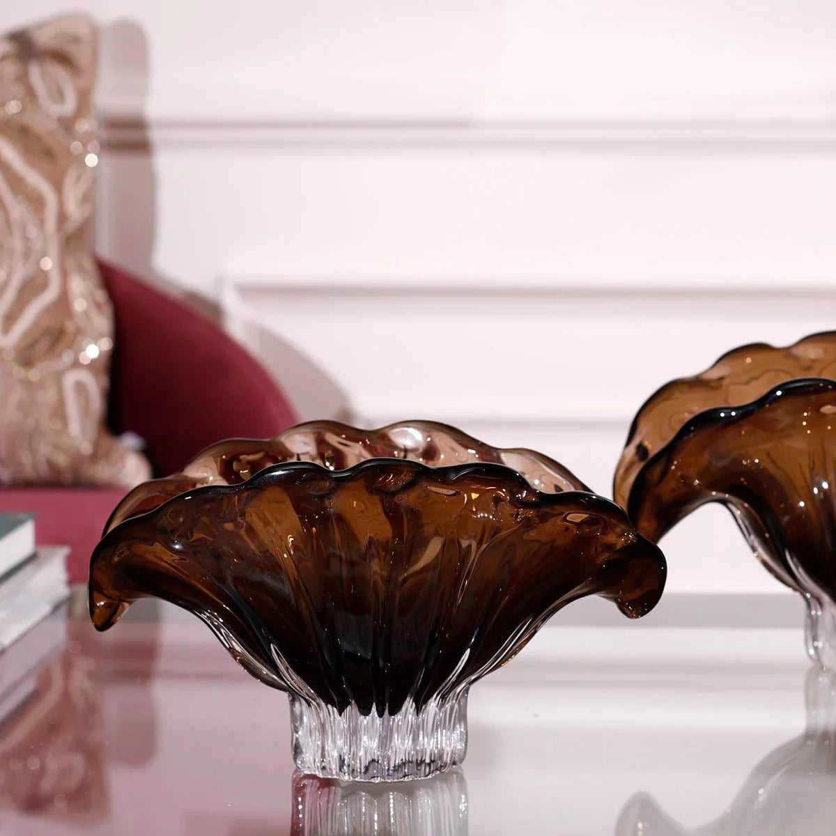 Conch Decorative Crystal Plate