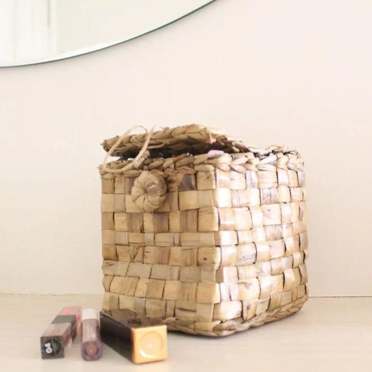 Jewelry Box Basket |  Water Hyacinth