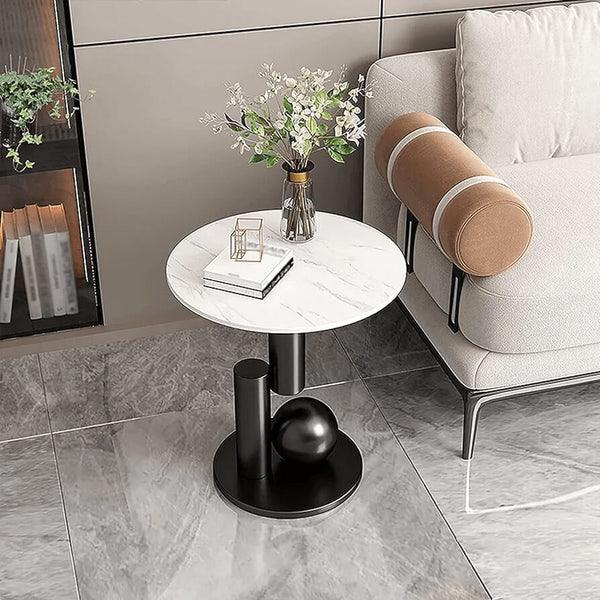 Contemporary Gold Luxurious Side Table | Corner Table for Living Room | Designer Tea Table