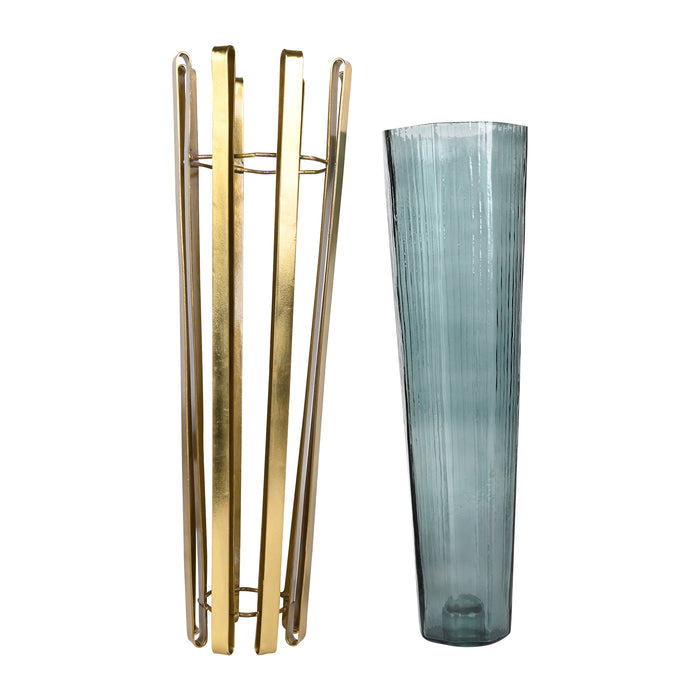 Allure Radiant Metal Hue Vase