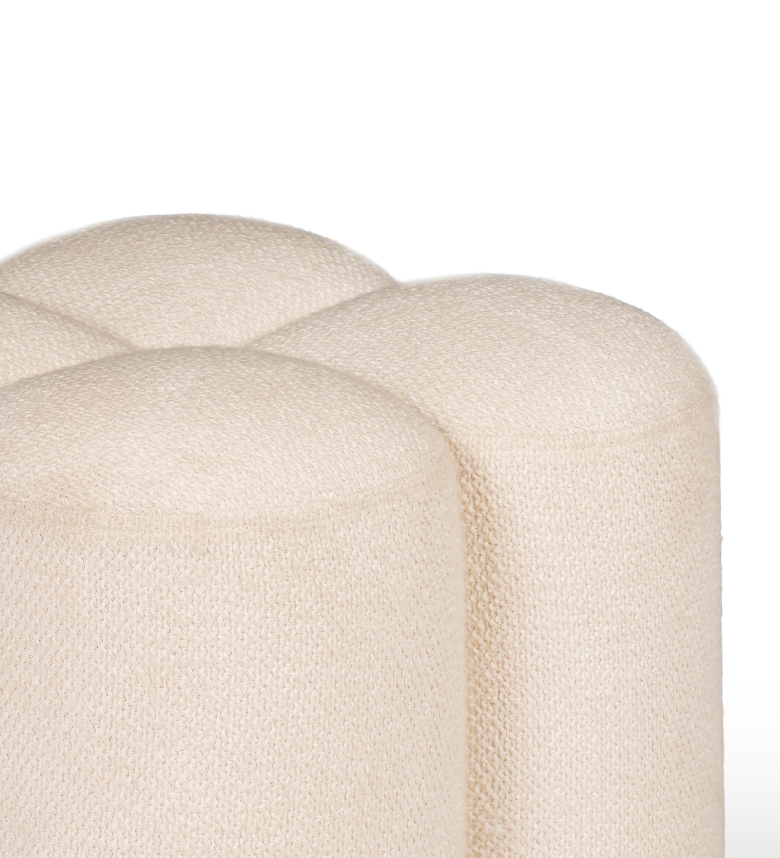 Poppy Clover Pouf