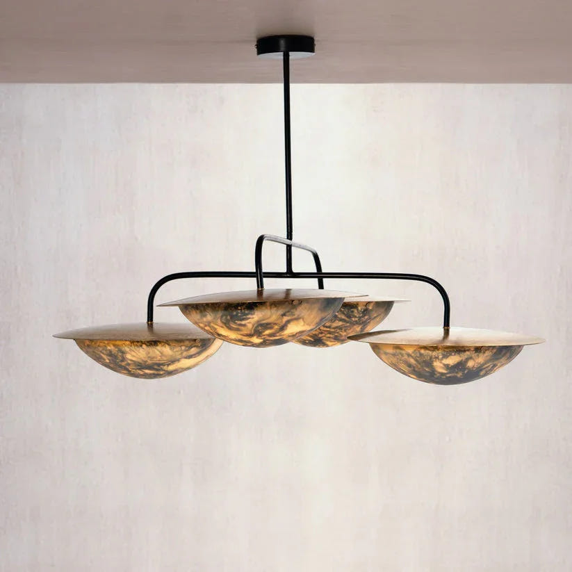 Bella Green Dome Chandelier