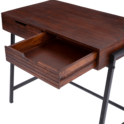 Penny Acacia Wood Study Table with Drawer | Office Table