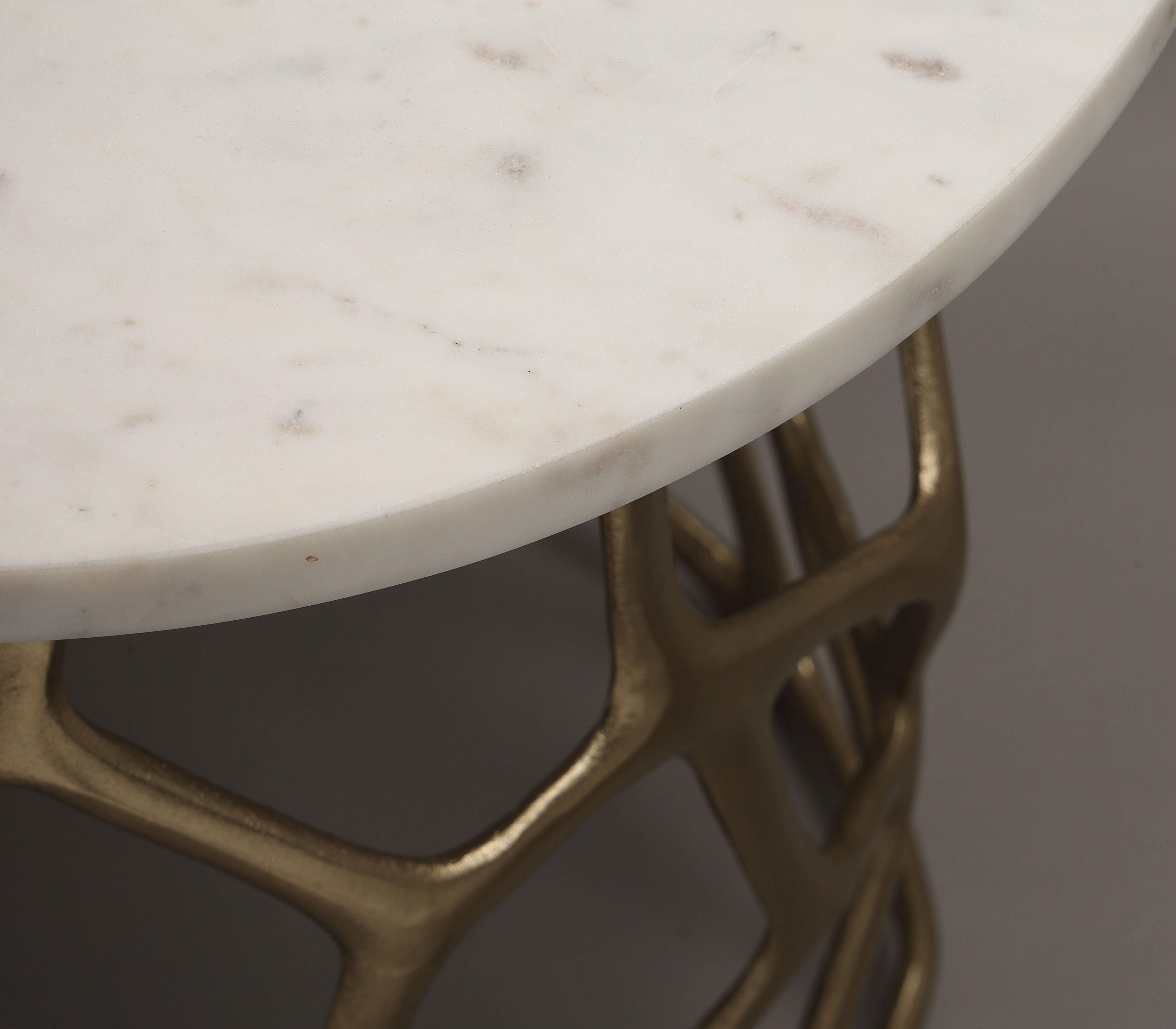 Sacred Geometry Side Table for Living Room | Designer End Tables | Decorative End Tables