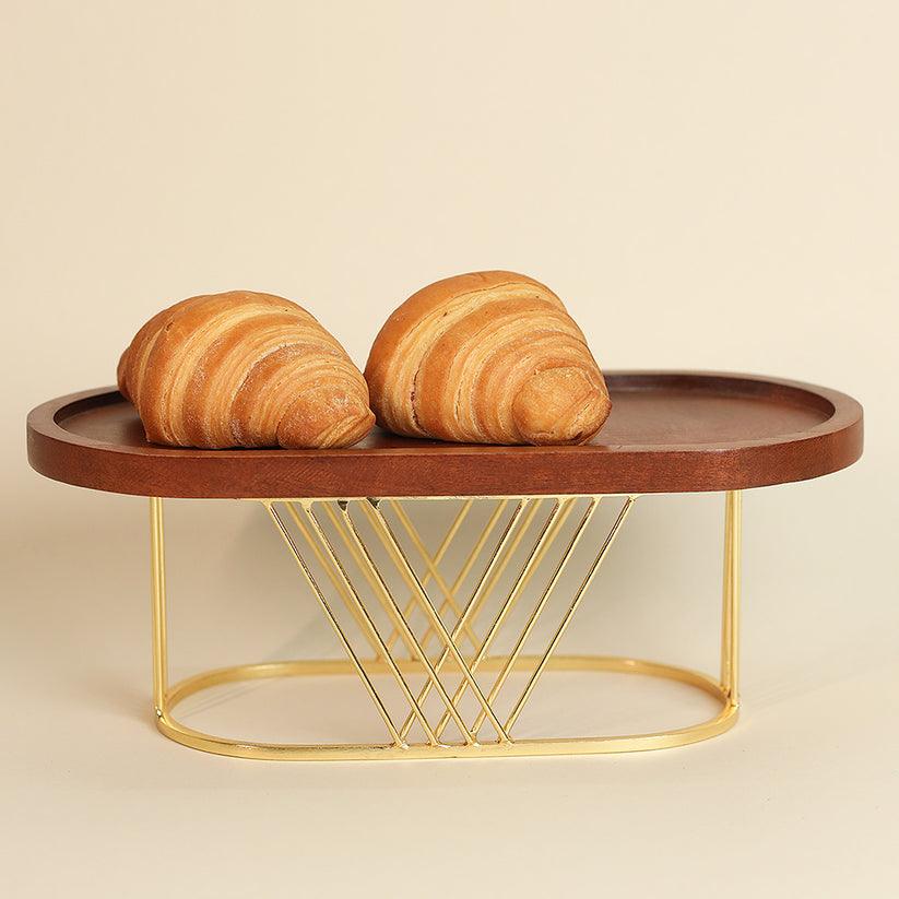 Walnut Wonder Wooden Serving Tray | Snack Serving Platter | Appetizer Platter