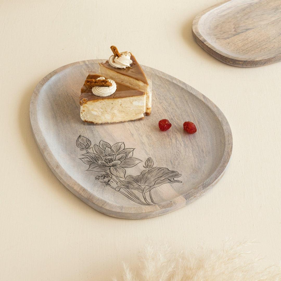 Eva Mango Wood Oval Platter