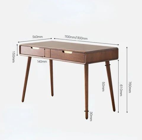 Vulcan Solid Wood Study Table