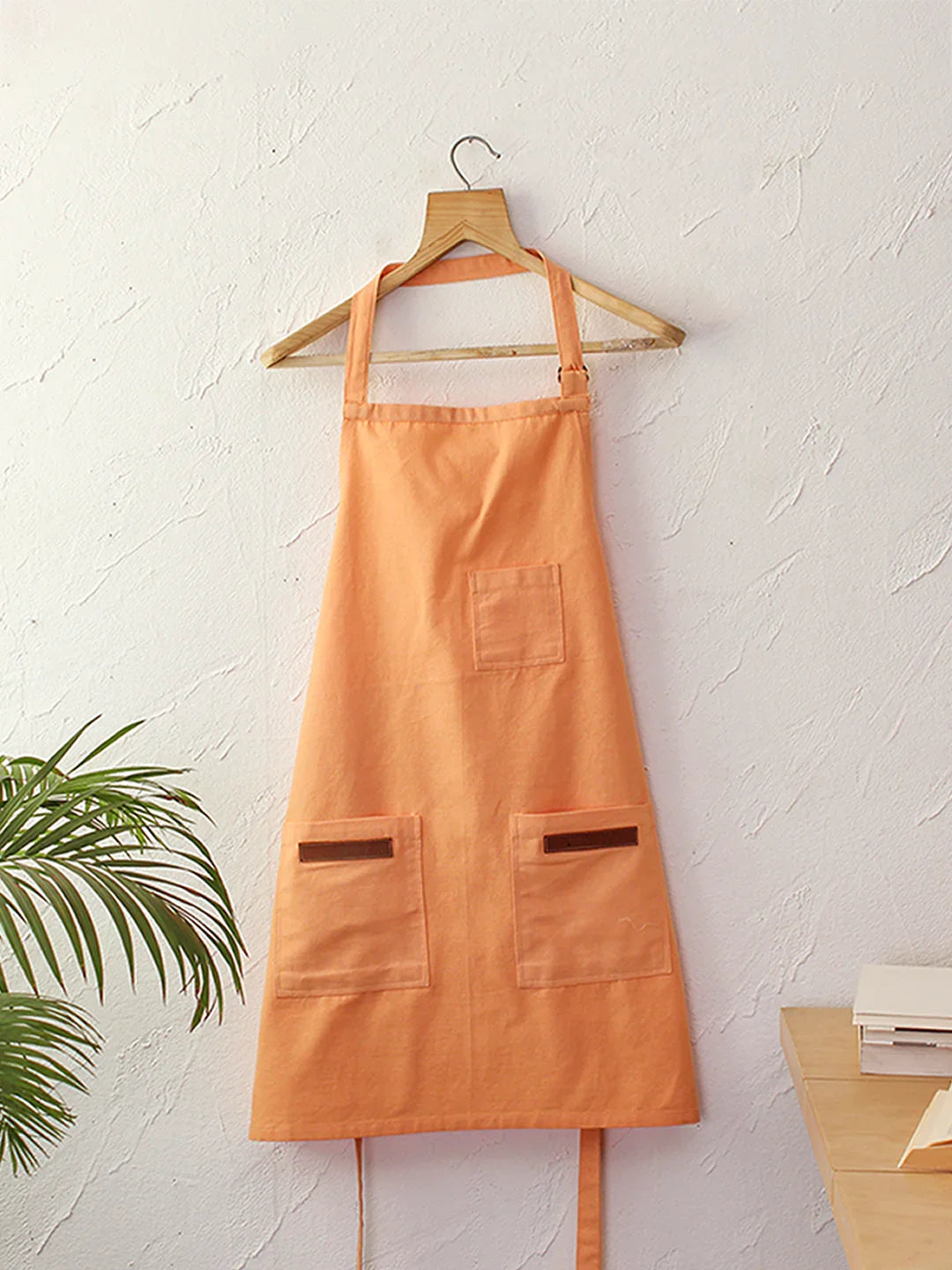 Barbecue Aprons In Orange Colour
