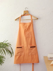 Barbecue Aprons In Orange Colour