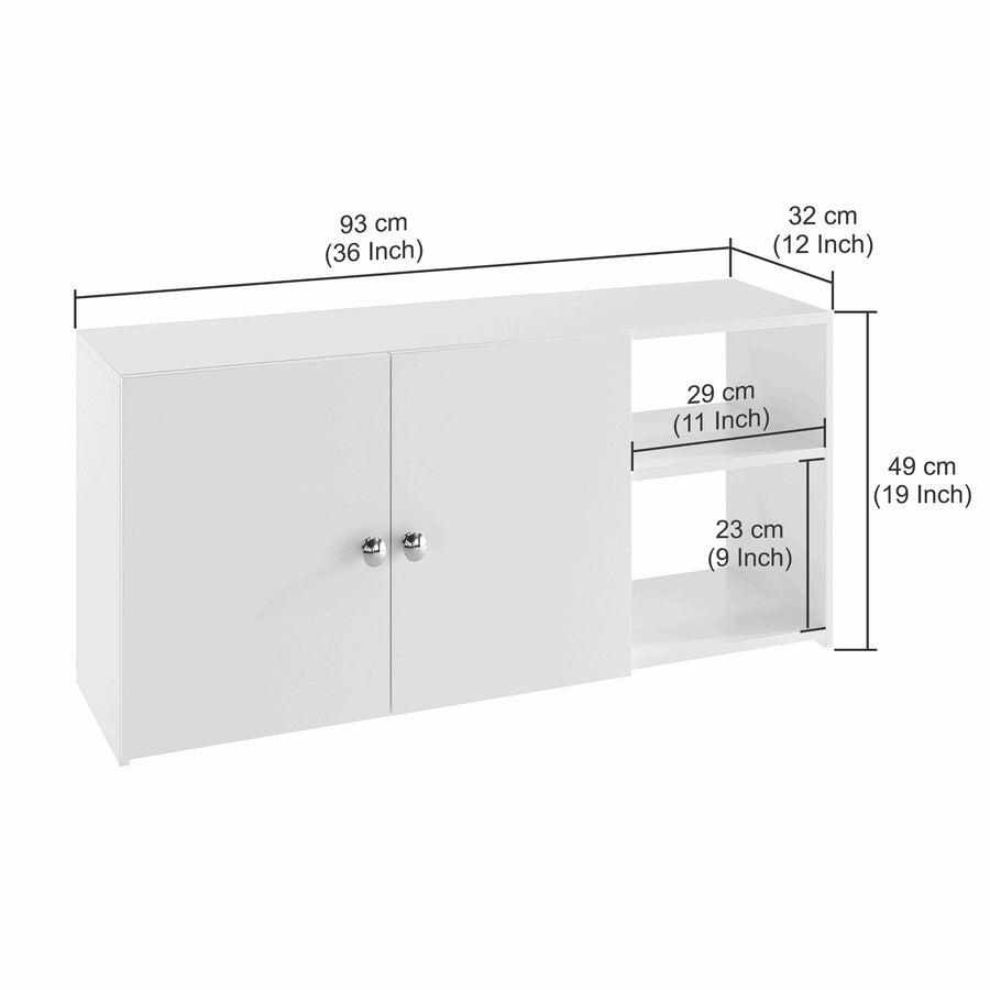 Shoe Rack Cabinet with Doors and Storage - Cosmos