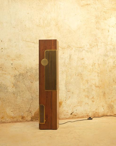 Sarava Designer Floor Lamp | Wooden Standing Lamps | Home Decor Lamp