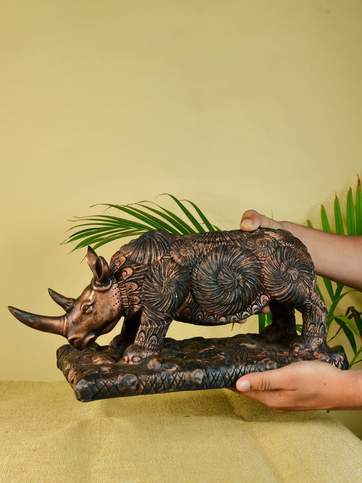 Resin Rhino Decor