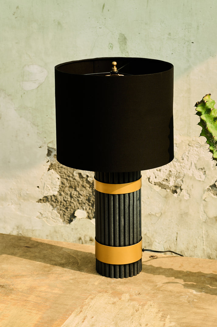 Fluted Bar Table Lamp