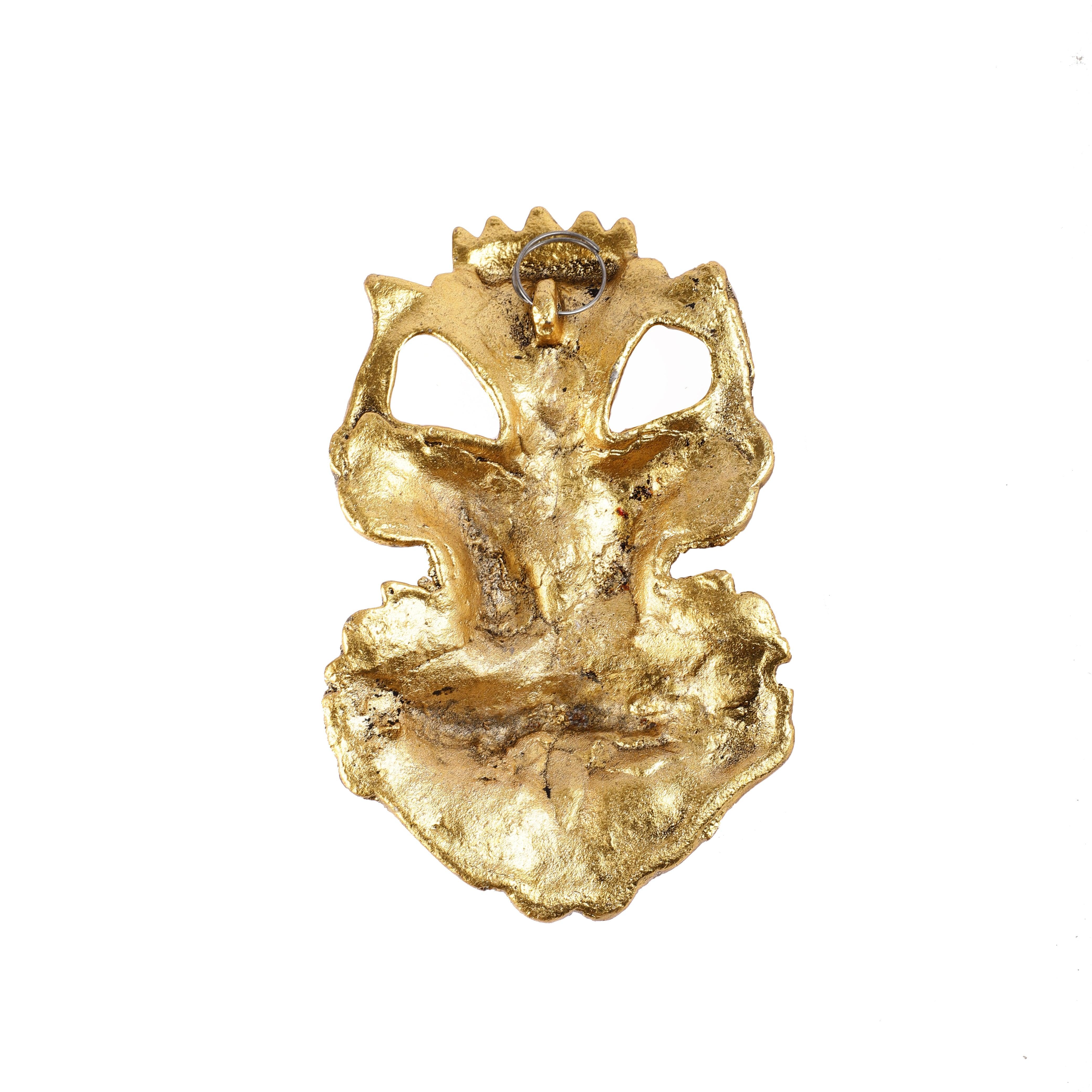 Metal Nazar Battu Wall Hanging | Evil Eye Protection, Vastu Decor for Home & Office Entrance, Handmade God Idol