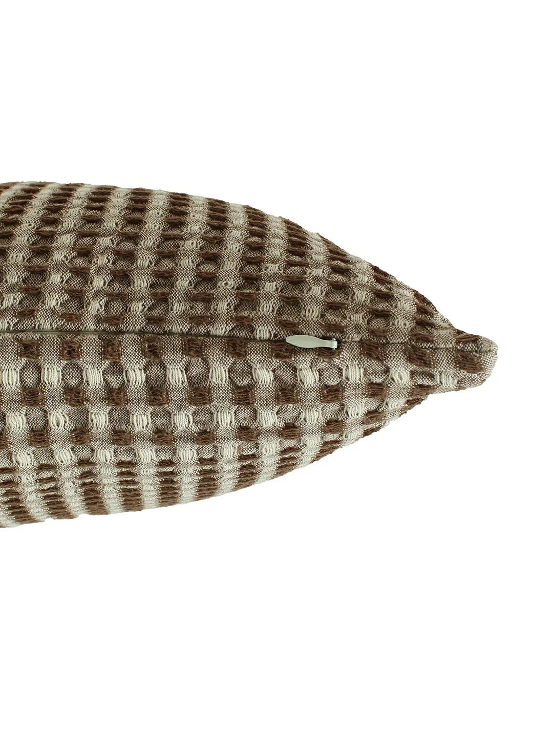 Karakoram Cushion Covers In Dark Brown Colour