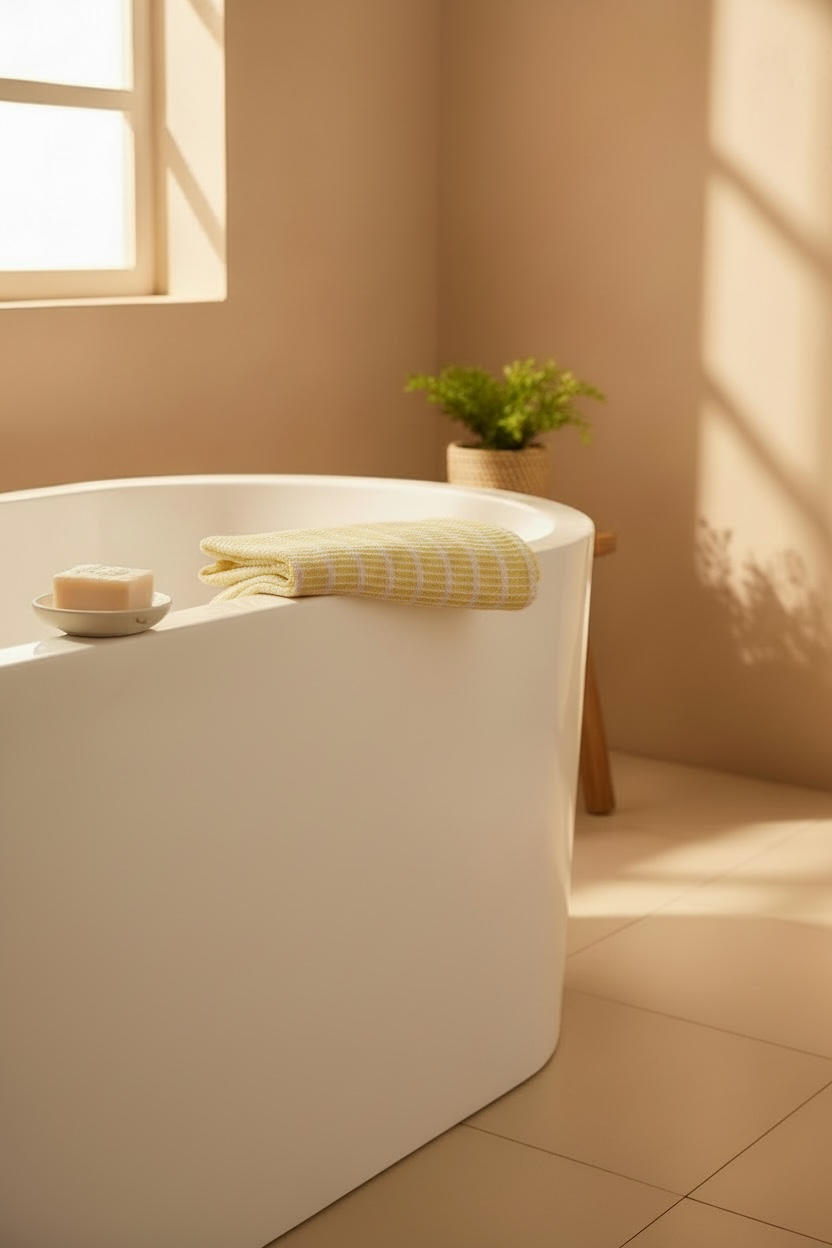 Lemon Fluff | Bath Towel | Handloom Cotton