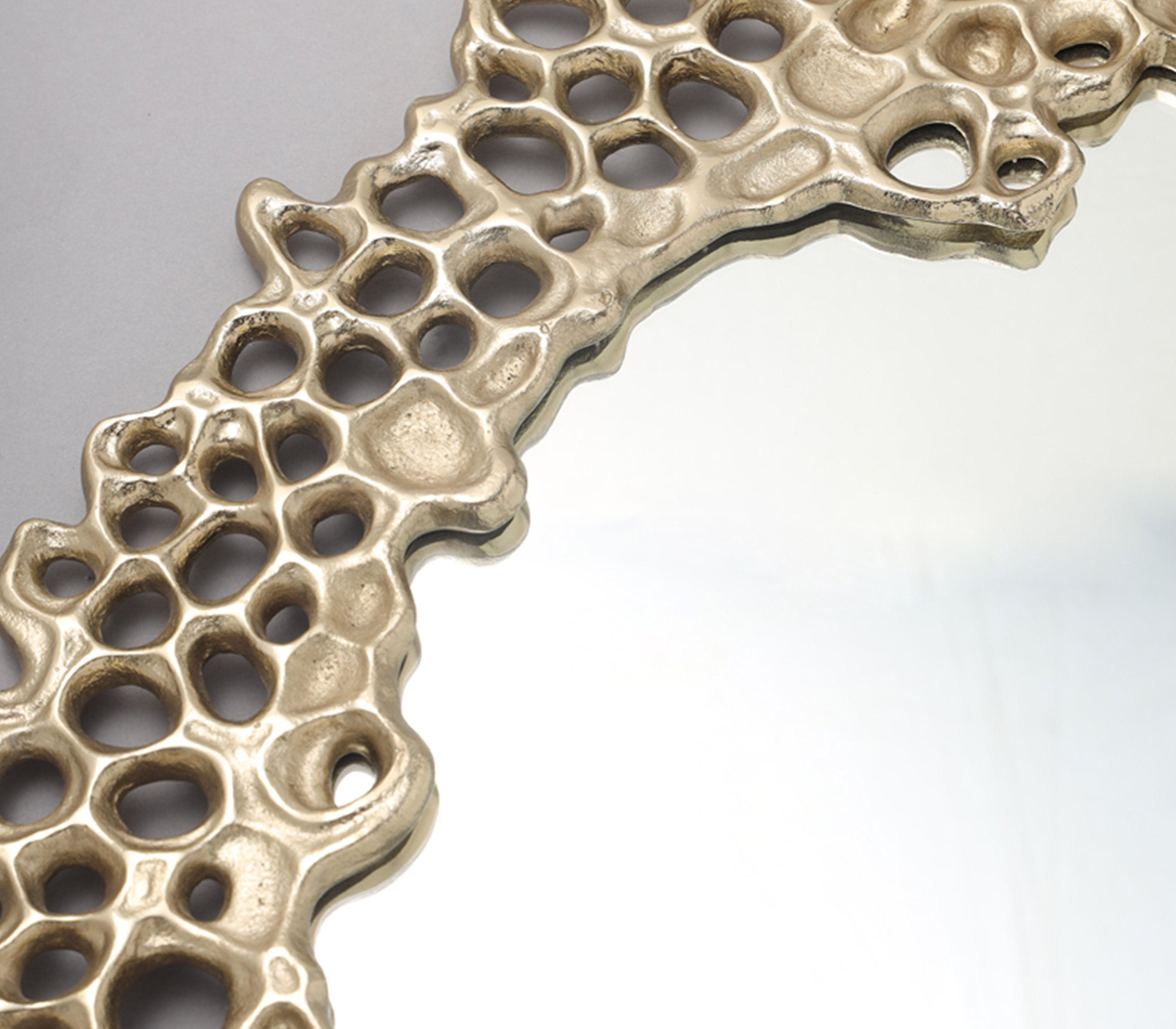 Celestial Mirror | Gold Finished