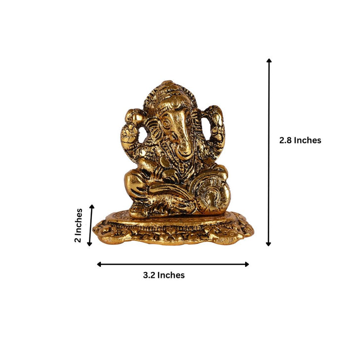 Lord Ganesh Writing Statue