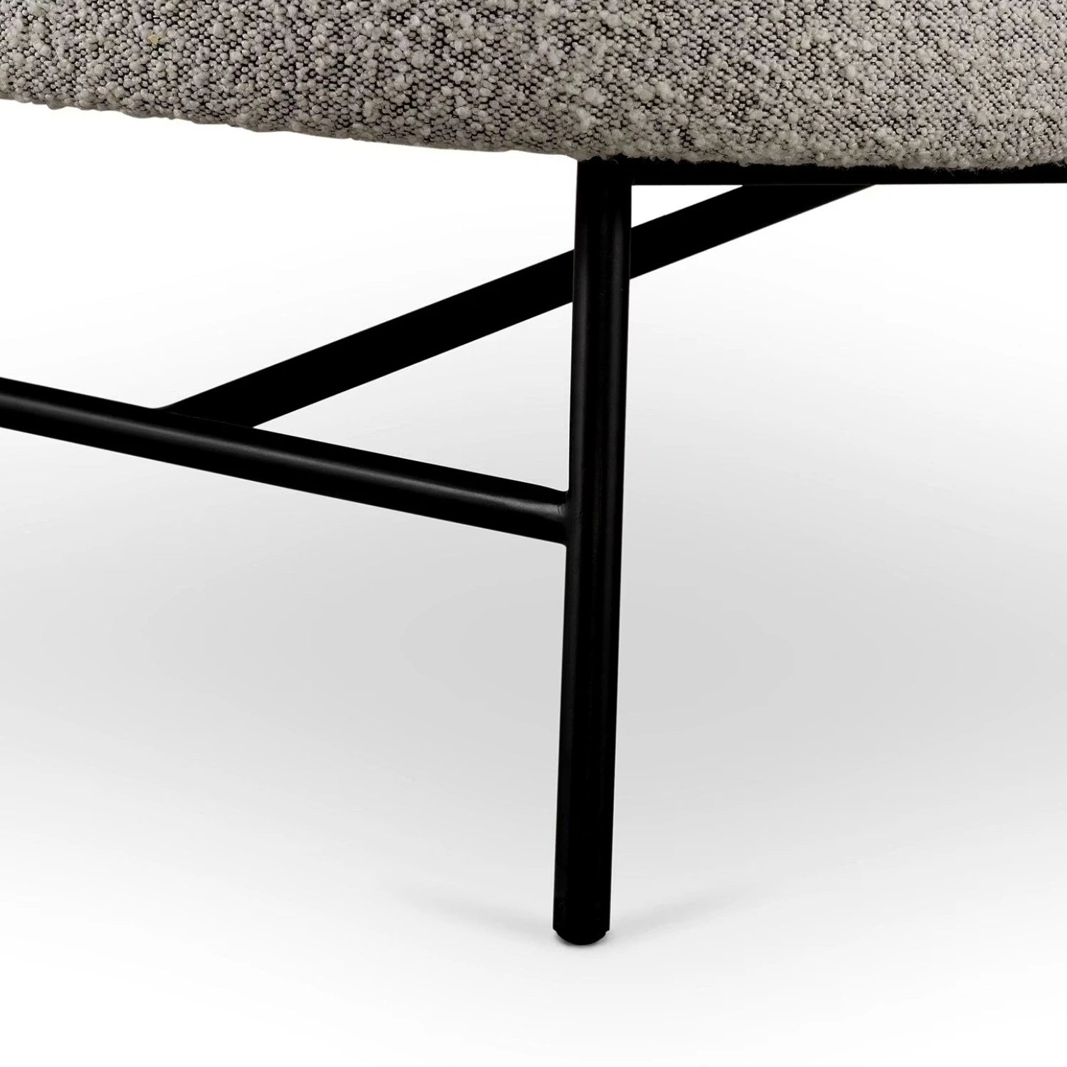 Amore Metal Legs & Fabric Upholstery Armchair