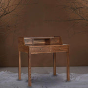 Linon Teak Wood Work Desk