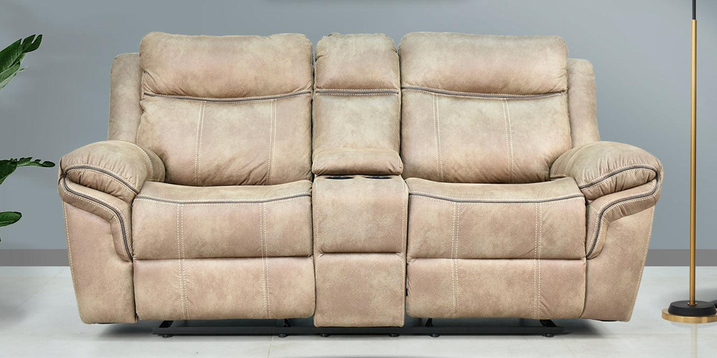 Comfort Royal Manual Recliner In Beige & Brown Colour