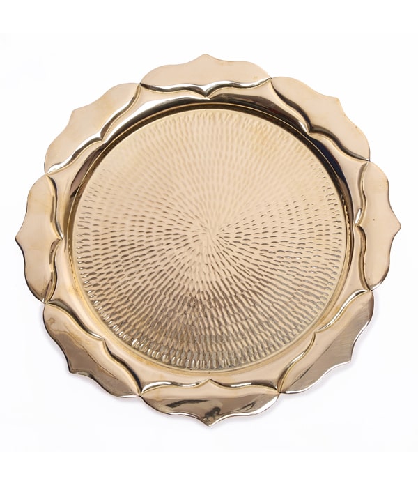 Pooja Thaal | Brass Gold