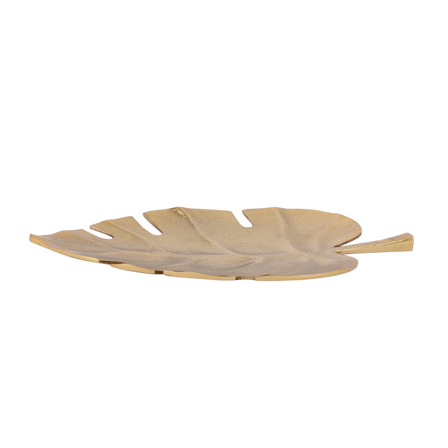 Monestra Palm Leaf Serving Platter Tray | Decorative Tray