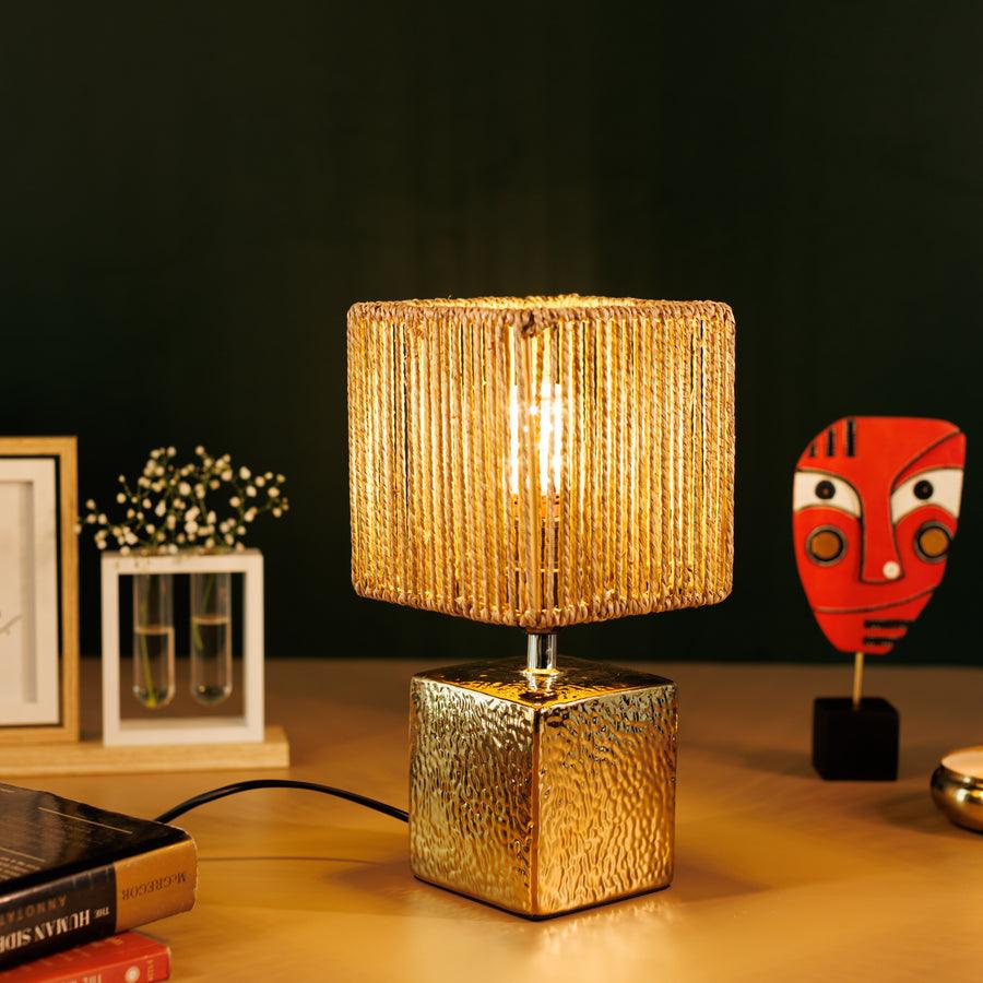 Golden Cermaic Luxury Table Lamps for Living Room | Decorative Lamps | Desk Lamps