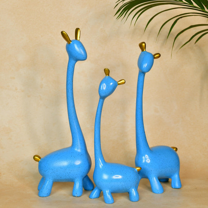 Resin Giraffe Family