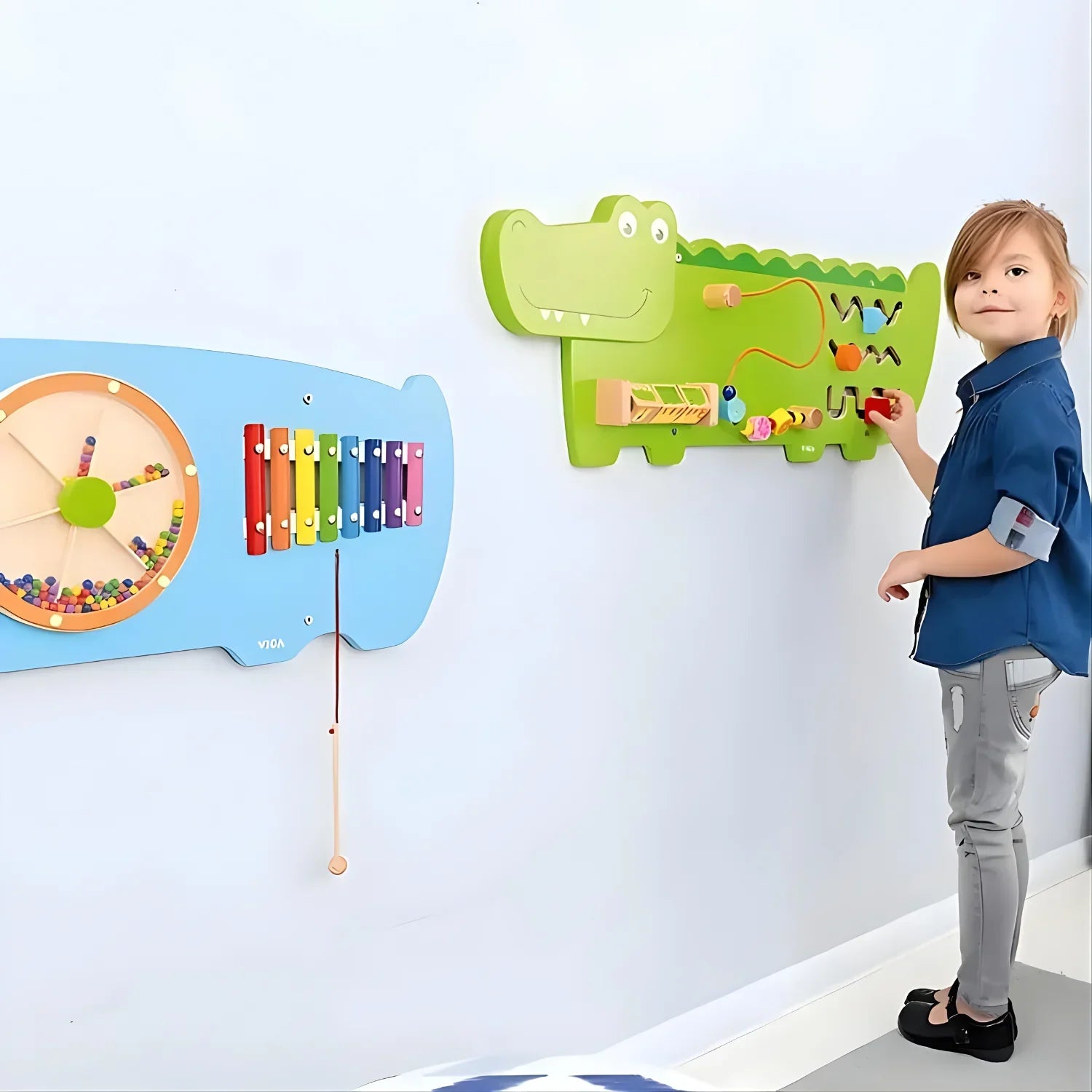 Toys Crocodile Design Wall Fun Toy