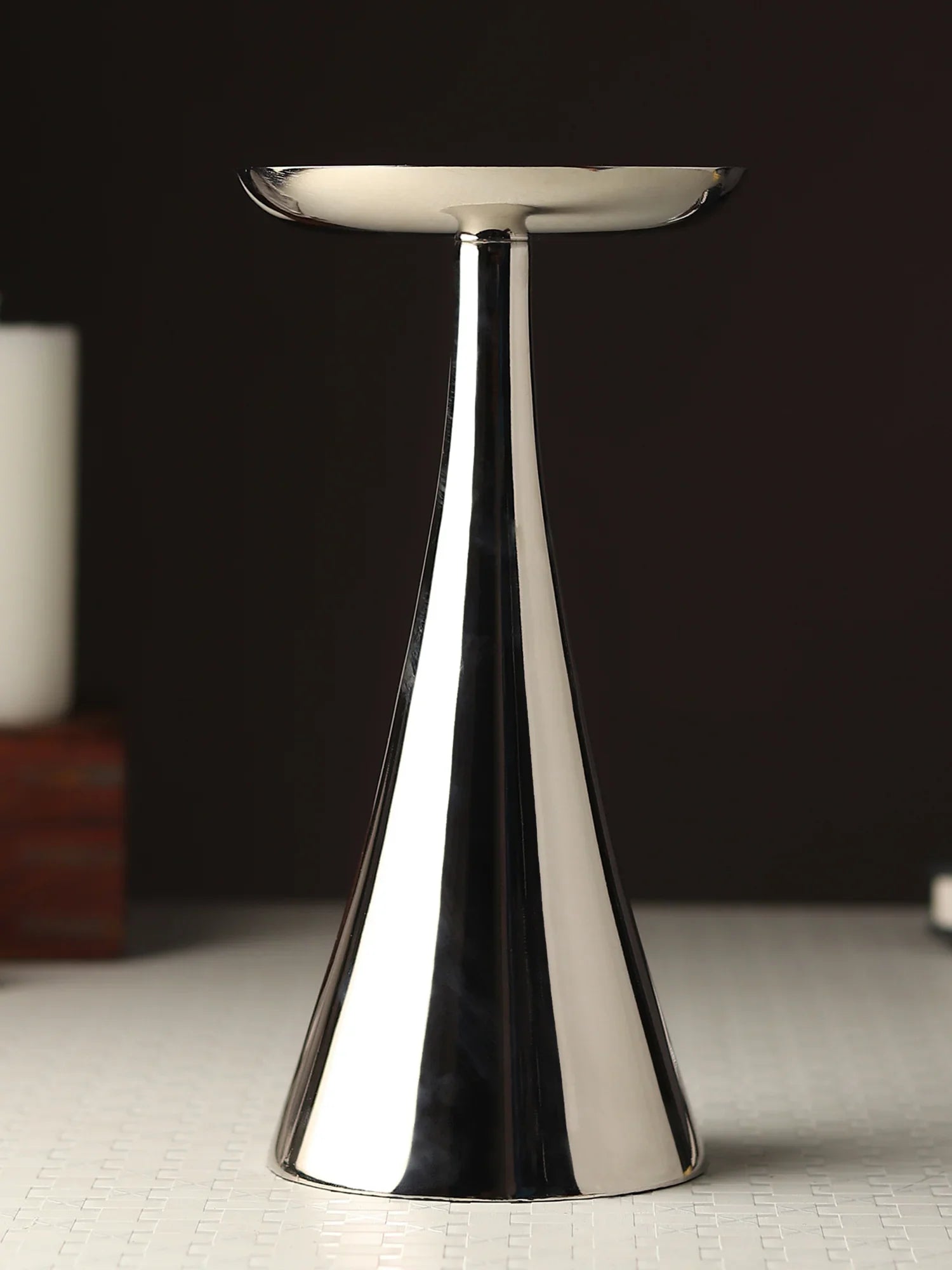 Aureus Tall Pillar Candle Stand