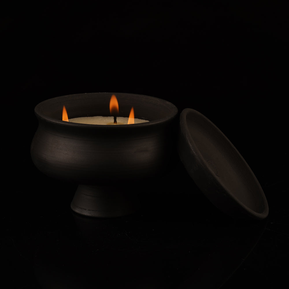 Luxury Candle Terracotta & Tealight Candles | Diya Cup for Decoration