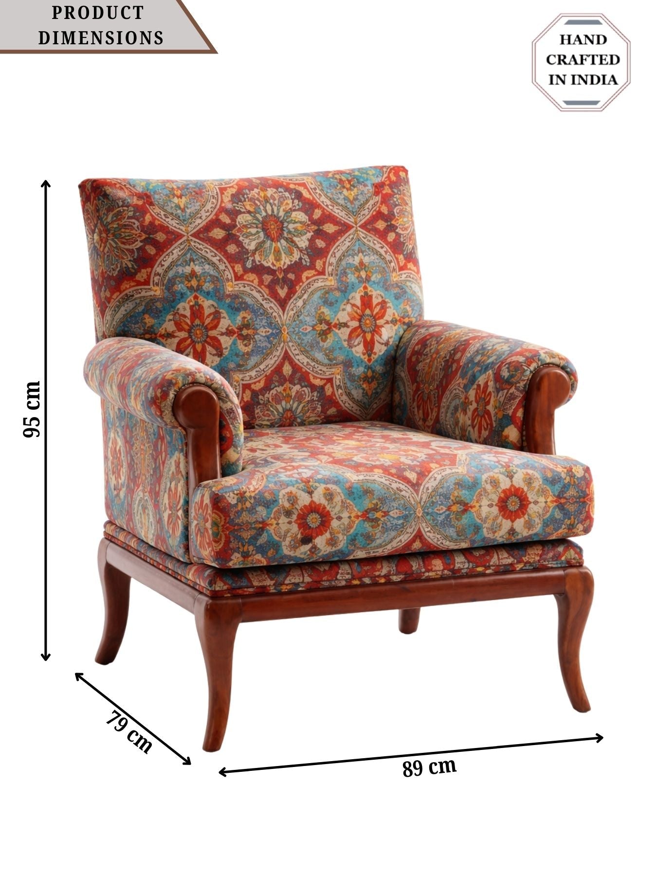 Aristora Velvet Fabric Armchairs