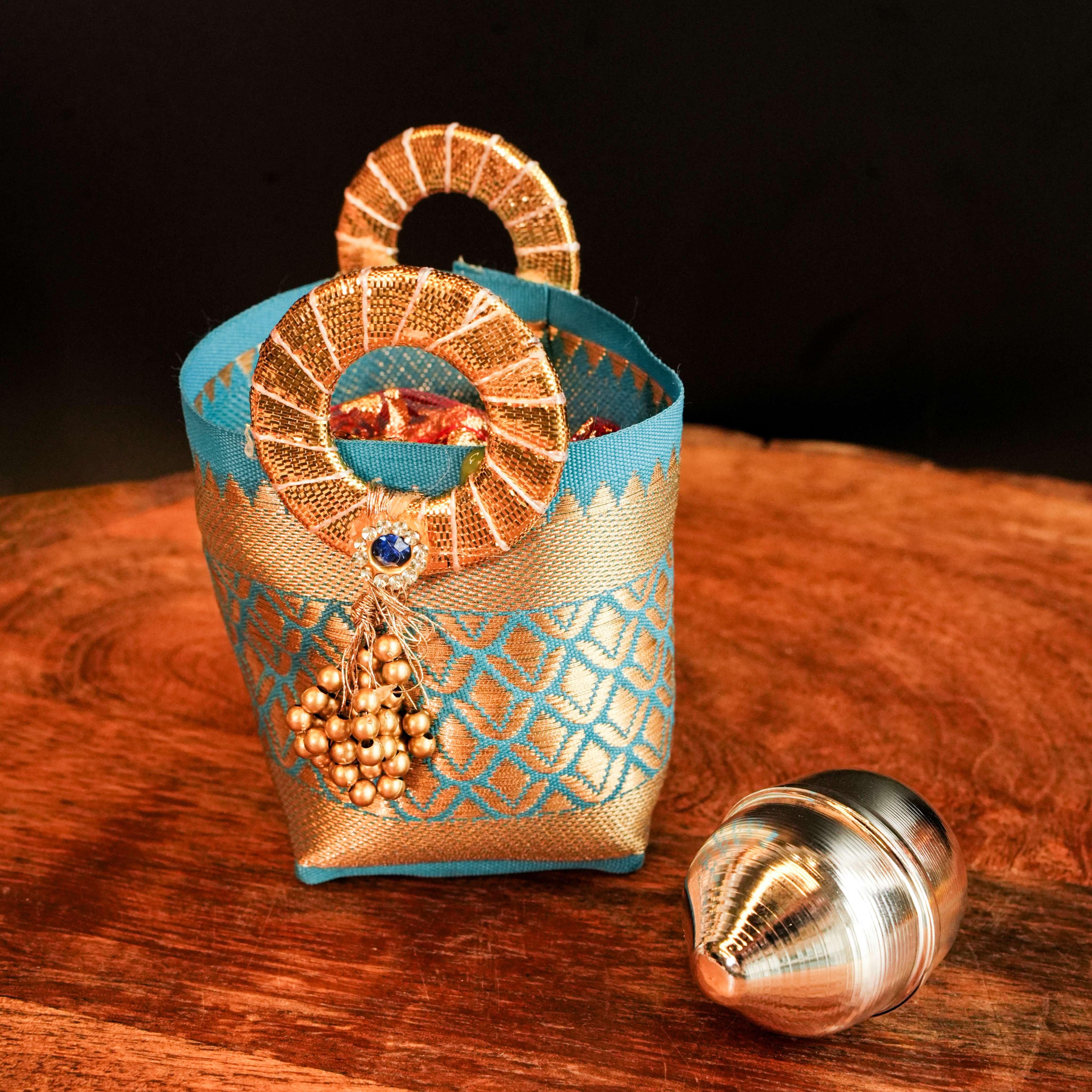 Blissful Silver Basket Hamper Set | Premium Corporate Diwali Gifts