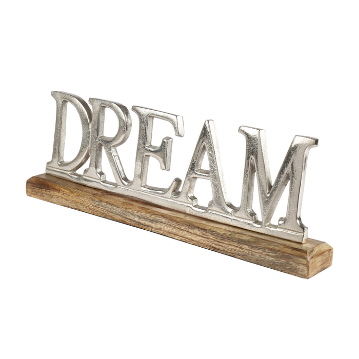 Metal Free Standing Tabletop Dream Sign