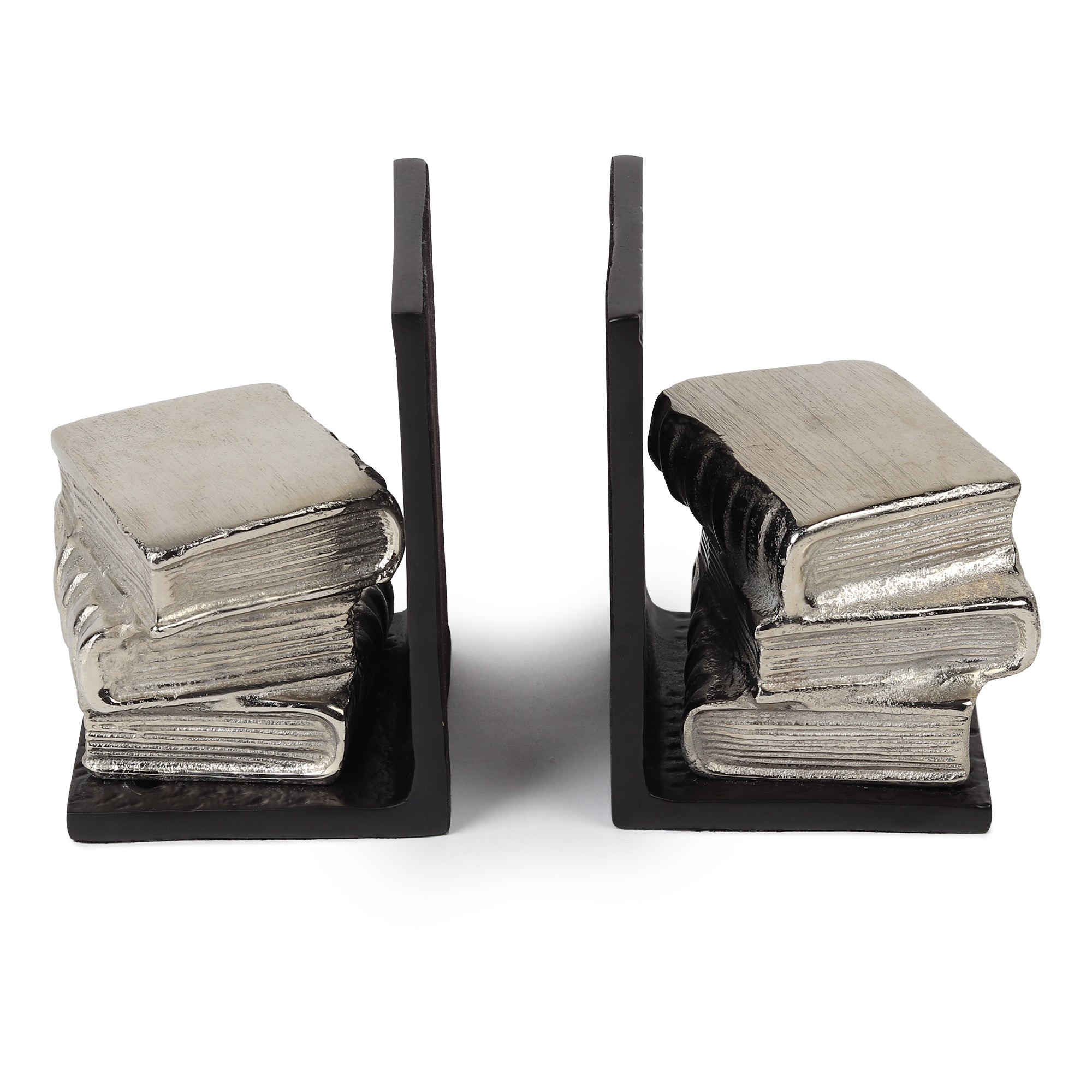Dante’s Bookend – Decorative Aluminium Bookend for Bookshelves, Study Tables & Home Library Décor