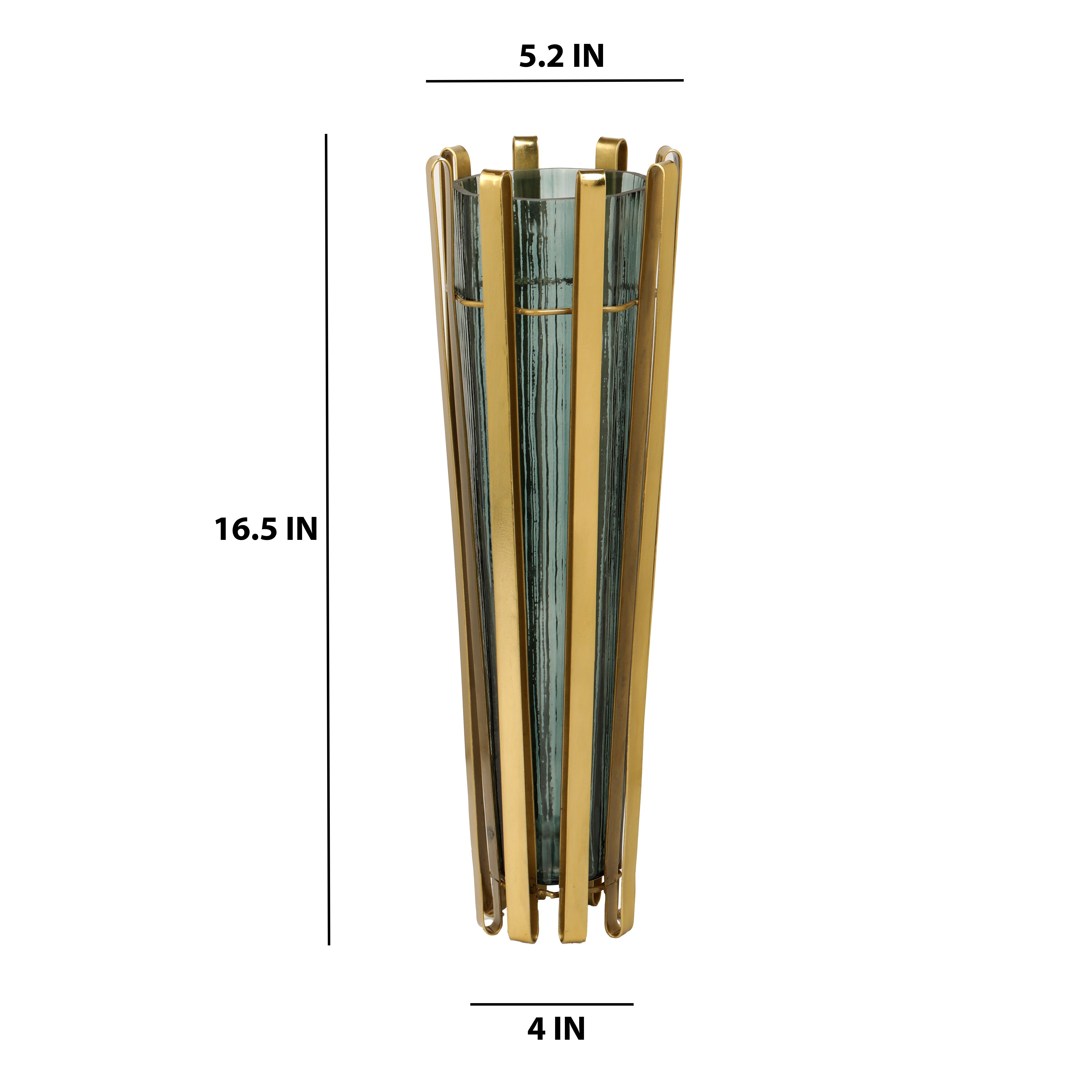 Allure Radiant Metal Hue Vase