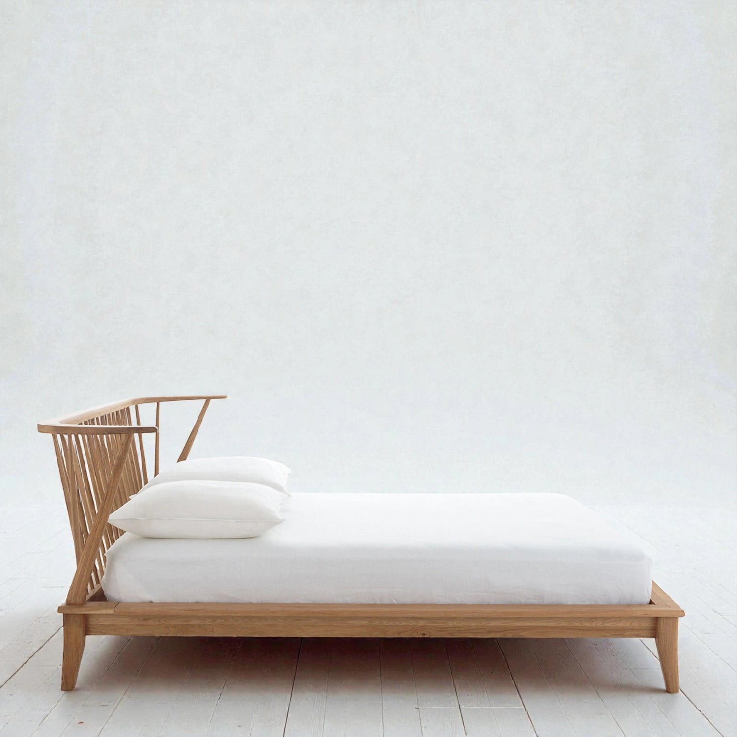 Casdor Solid Ash Wood King Size Bed