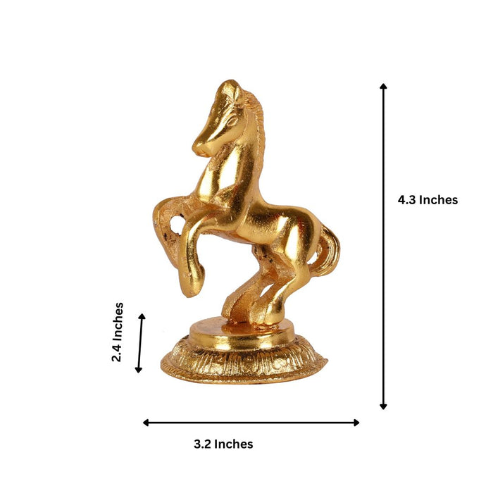 Small Galloping Horse Showpiece Decorative Accent