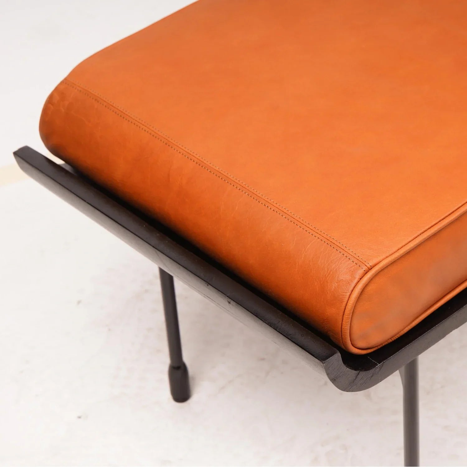 Zephvon Teak Wood And Fabric Upholstery Bench