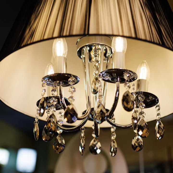 Distressed Black Antique 5 Lights Candelabra Chandelier wishlist