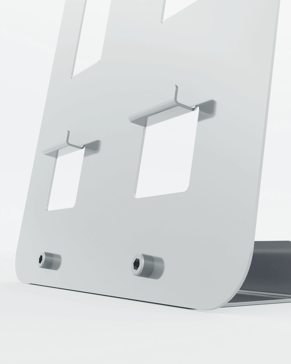 Modern Perpetual Calendar | Reusable Desk & Wall Calendar | Rust-Free GI Sheet | Minimalist Black & Silver Decor