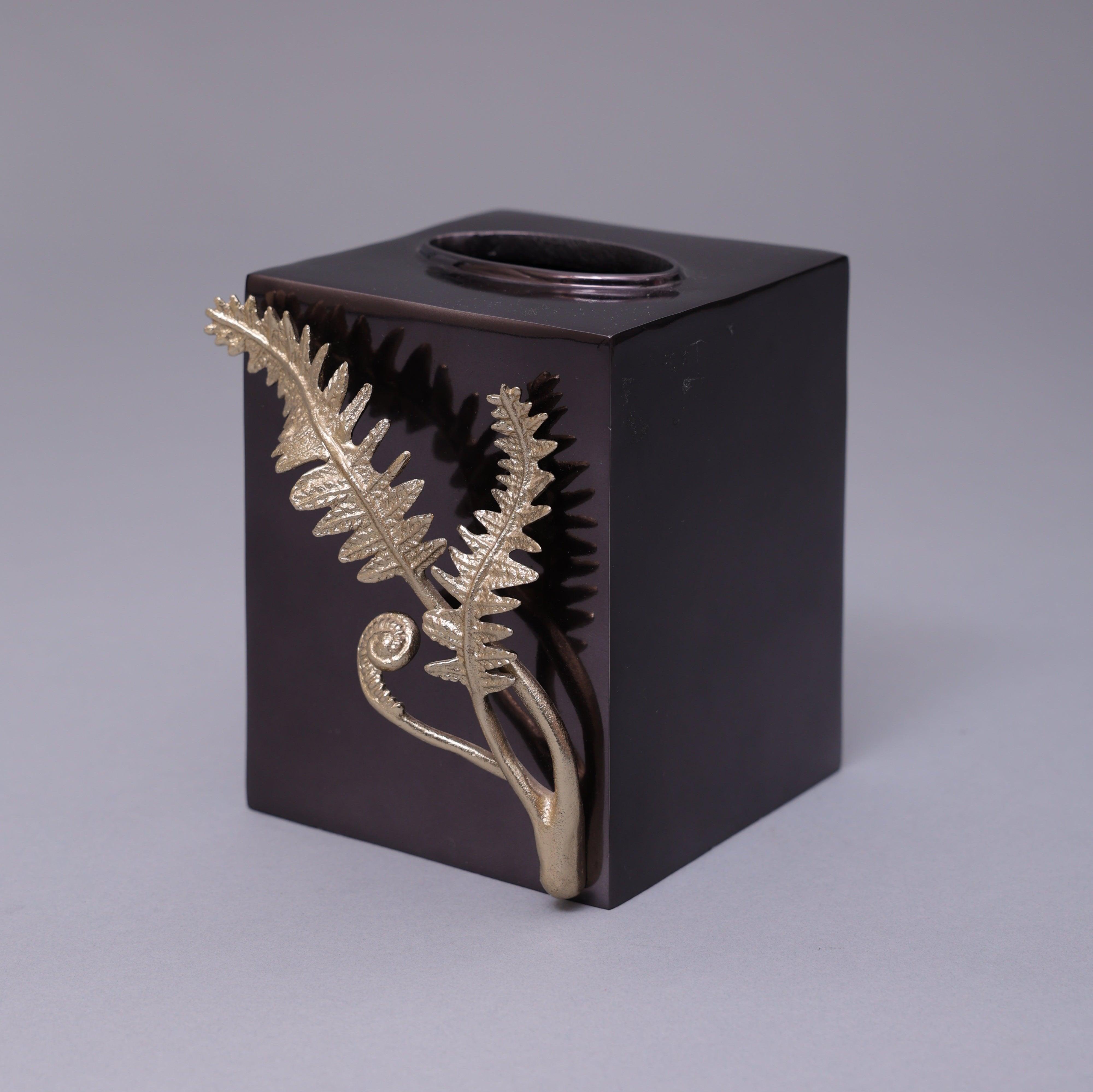 Fern Noir Tissue Holder