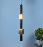 Black and Gold Iron Hanging Light | Inbuilt LED | Lumnix