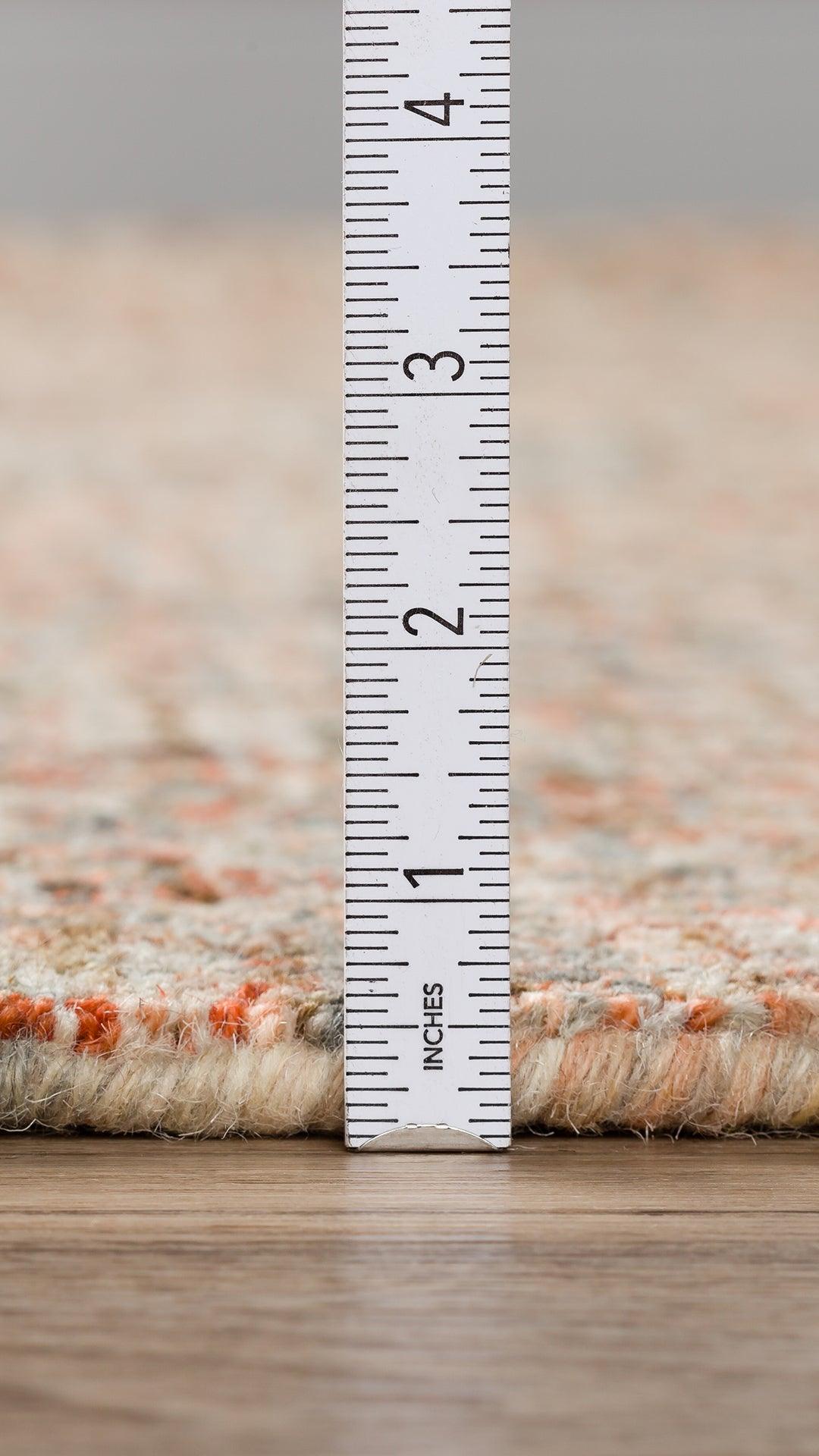 Hand-Tufted Luxury Carpet Rug for Bedroom/Living Area/Home with Anti Slip Backing With Kaleen's Signature Cotton Backing for Long Life Rectangle Classic Red & Brown