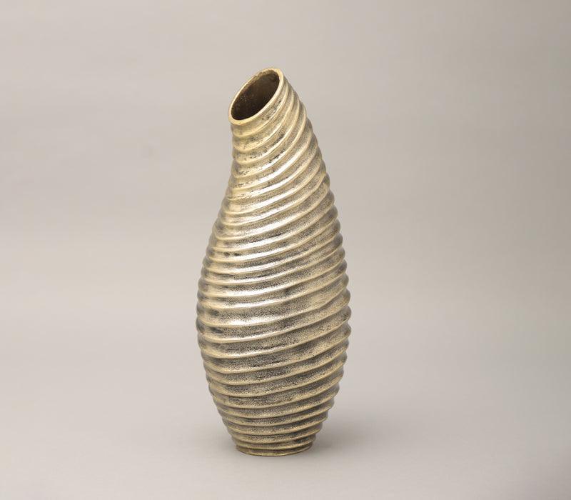 Neat Nest Vase | Antique Gold Finished