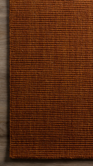 Hand-Loomed Luxury Carpet Rug for Bedroom/Living Area/Home with Anti Slip Backing With Kaleen's Signature Cotton Backing for Long Life Rectangle Mood-100 Rust