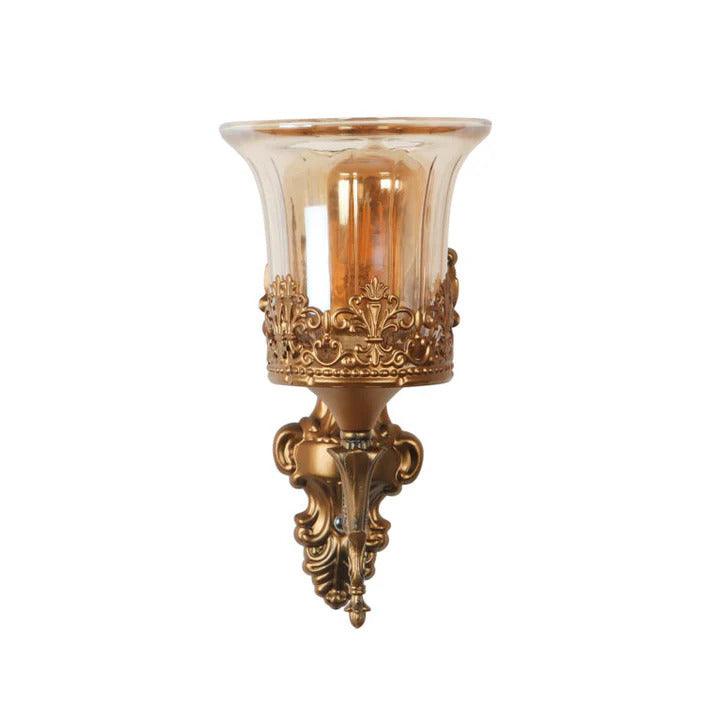 Antique Brass Finish Wall Light