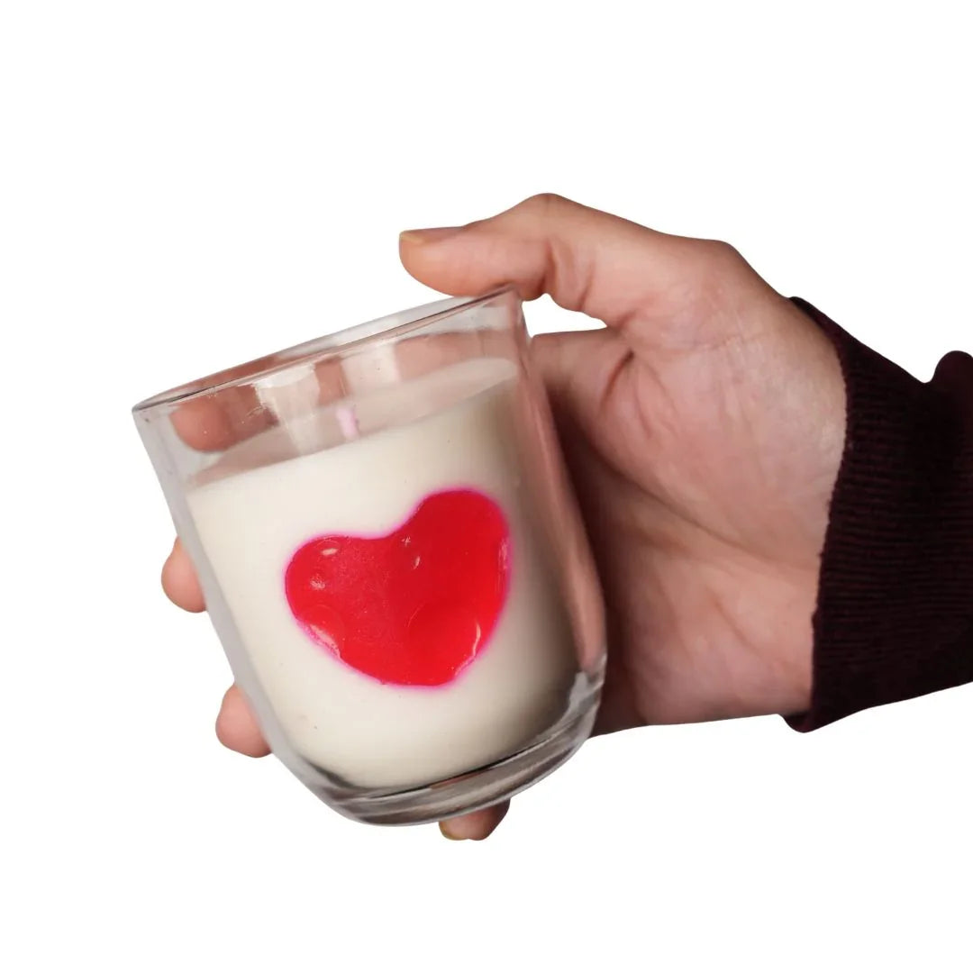 True Love Heart Candle