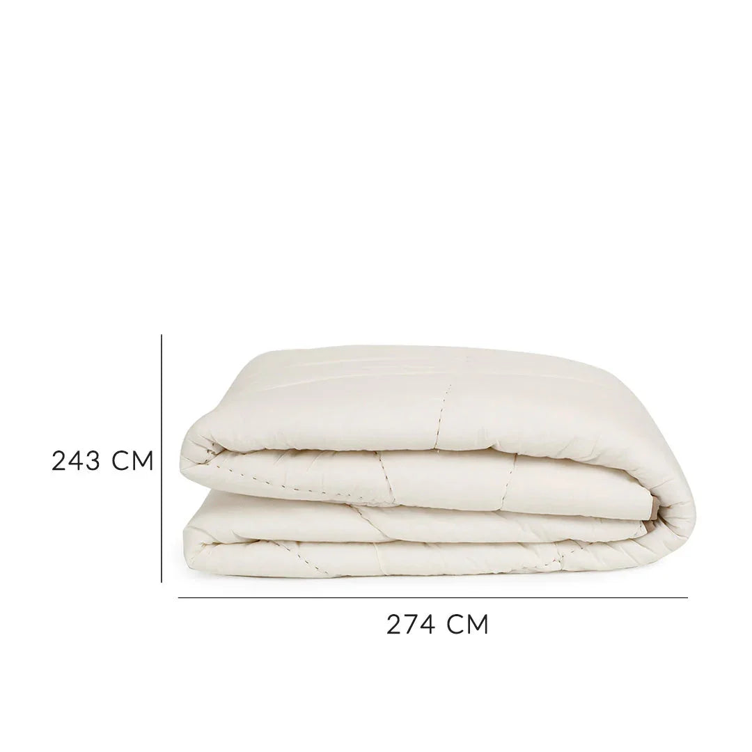 Arwen Light Beige Quilt With Sham Set